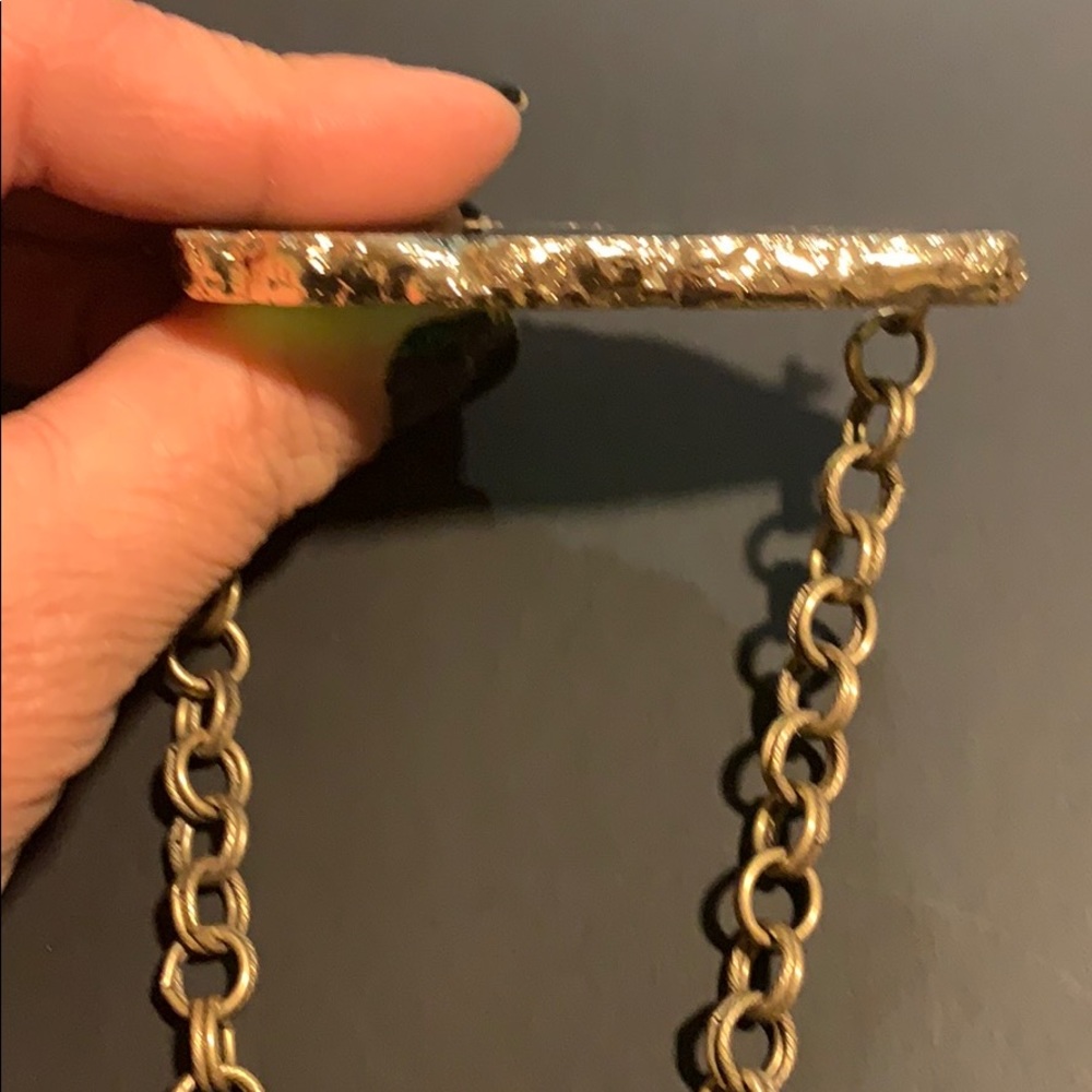 Unique Gold-Tone Statement Necklace - image 8